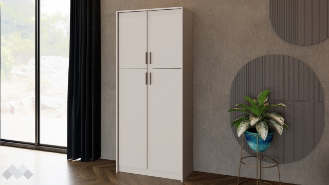 Висок офис шкаф Кашмир кашмир - МебелМаг Висок офис шкаф Кашмир кашмир