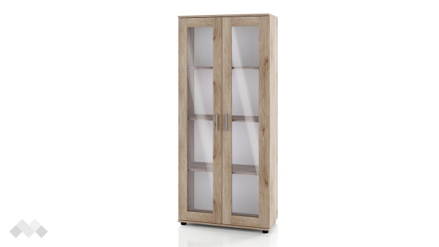 Витрина Лизи сонома арвен - МебелМаг Витрина Лизи сонома арвен