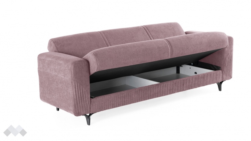 Диван Атон триместни лилав - изглед 4 - МебелМаг Диван Атон триместни лилав - изглед 4
