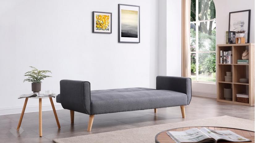 Диван Свен триместни графит - изглед 4 - МебелМаг Диван Свен триместни графит - изглед 4