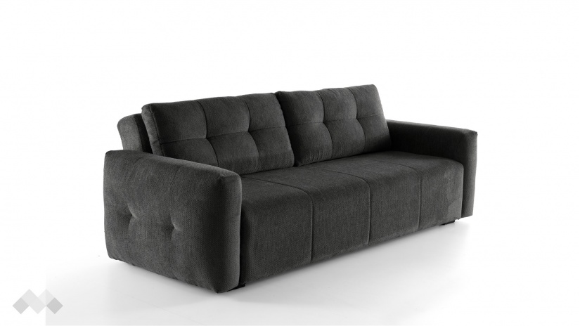 Диван Бахама триместни графит - изглед 3