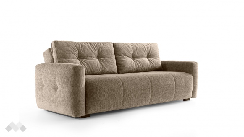 Диван Ролин Покет триместни кафяв - изглед 2