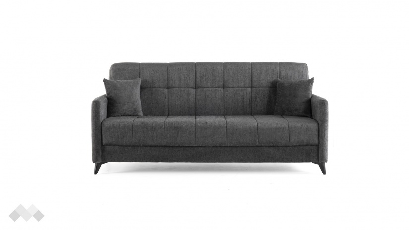 Диван Санти триместни графит - изглед 3