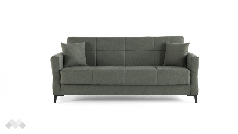 Диван Танго триместни зелен - изглед 2