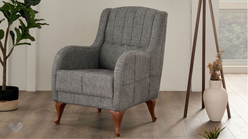 Фотьойл Аселия сив - изглед 1