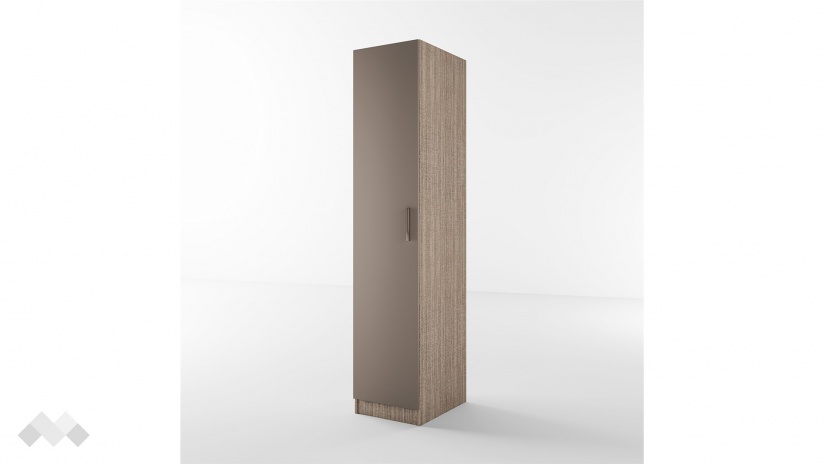 Гардероб Бъфало еднокрилни мока с лате - изглед 1