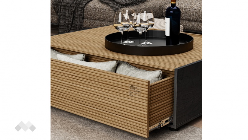 Холна маса Ирен дъб гардън с дъб герано - изглед 3