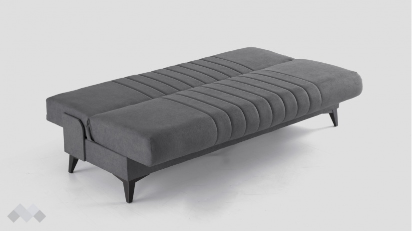 Клик-клак канапе Кенто триместни сив - изглед 5 - МебелМаг Клик-клак канапе Кенто триместни сив - изглед 5