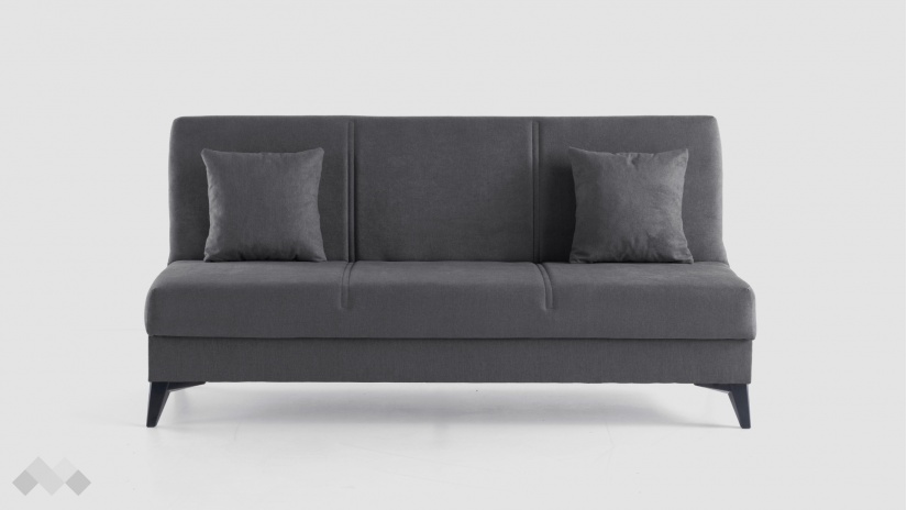 Клик-клак канапе Мерит триместни сив - изглед 3 - МебелМаг Клик-клак канапе Мерит триместни сив - изглед 3