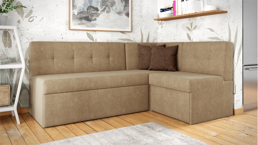 Кухненски ъгъл Марио универсален ъгъл бежов - изглед 1