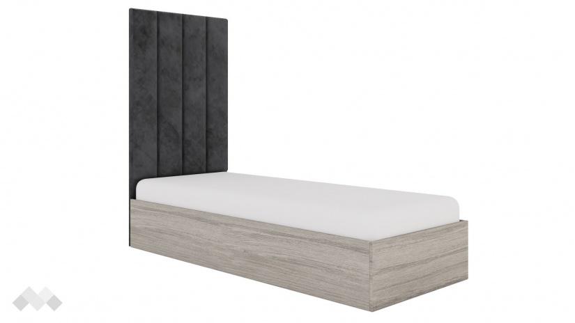 Легло 82/190 Комо дъб ърбан ойстър - изглед 1 - МебелМаг Легло 82/190 Комо дъб ърбан ойстър - изглед 1