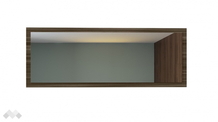 Огледало Поситано дъб дилън тъмен - изглед 2