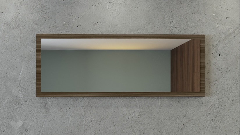 Огледало Поситано дъб дилън тъмен - изглед 1