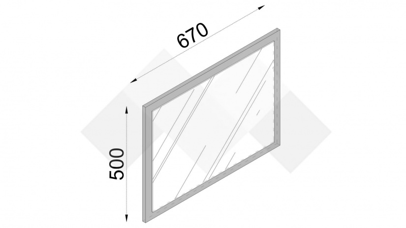 Огледало Селтик келтски дъб - изглед 2 - МебелМаг Огледало Селтик келтски дъб - изглед 2