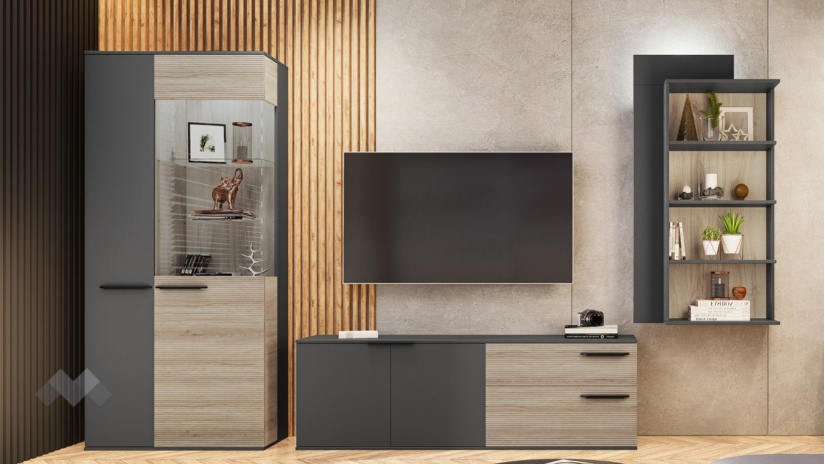 Секция Амрен модулни сонома арвен с графит - изглед 1