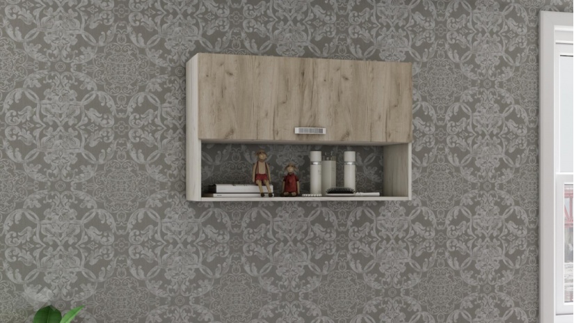 Спален комплект Адам А3 дъб крафт бял - изглед 11 - МебелМаг Спален комплект Адам А3 дъб крафт бял - изглед 11