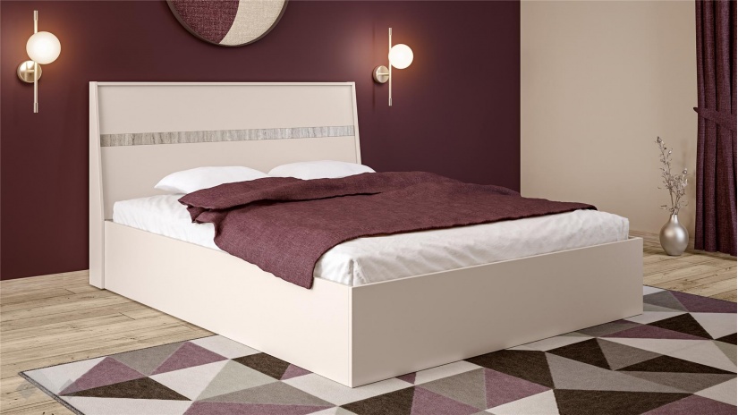 Спален комплект Керина памучно бежов с траверт - изглед 3