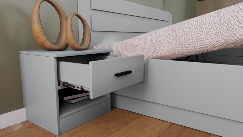 Спален комплект Скай K2 нардо сив - изглед 5