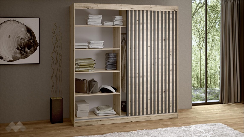 Спален комплект Верона дъб артисан - изглед 9