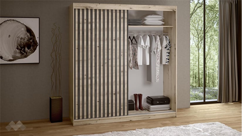 Спален комплект Верона дъб артисан - изглед 10