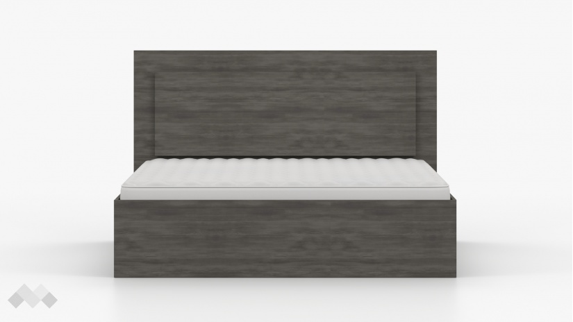 Спалня 160/200 Латте с включен матрак Бонел 160/200 тъмен норвежки бор - изглед 4