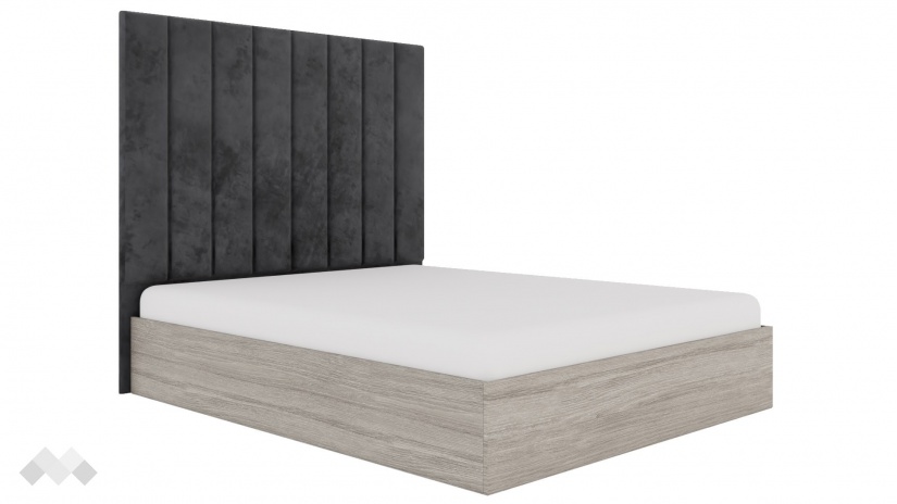 Спалня 160/200 Комо дъб ърбан ойстър - изглед 1 - МебелМаг Спалня 160/200 Комо дъб ърбан ойстър - изглед 1