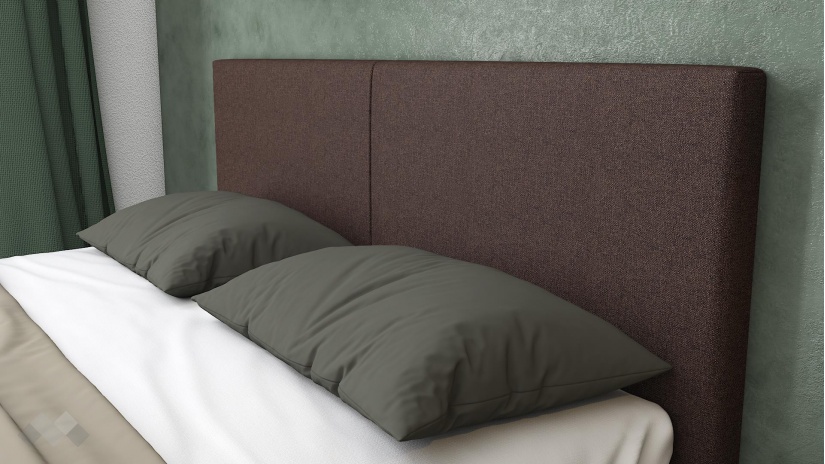 Тапицирана спалня 160/200 Елана с включен матрак Sleep Nuvia 160/200 кафяв - изглед 2