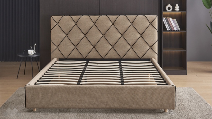 Тапицирана спалня 180/200 Фиора с включен матрак Sleep Nuvia 180/200 бежов - изглед 2