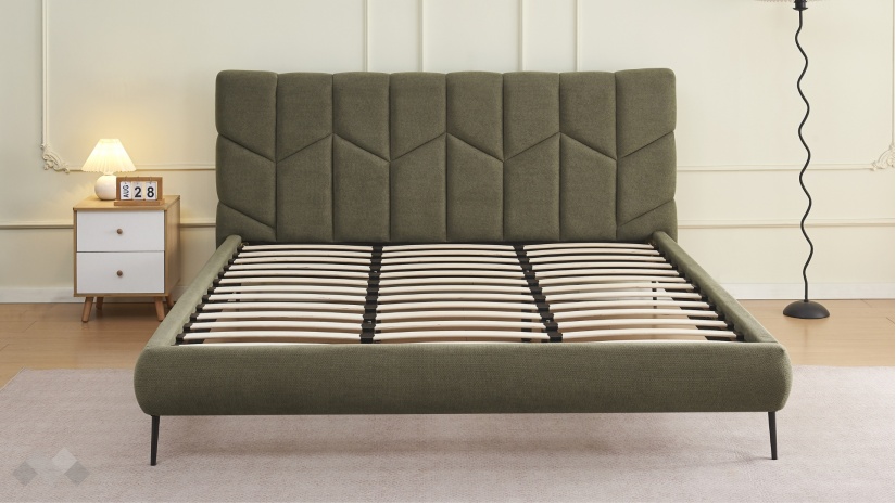 Тапицирана спалня 180/200 Талена с включен матрак Sleep Nuvia 180/200 зелен - изглед 2