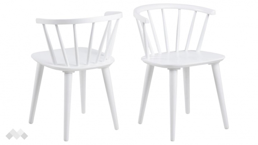 Трапезен стол Аида бял - изглед 2