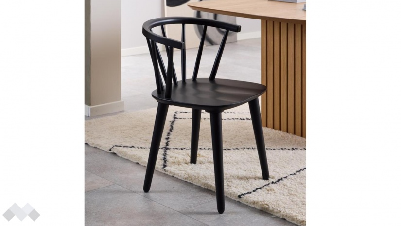 Трапезен стол Аида черен - изглед 4