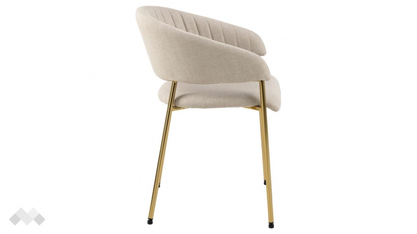 Трапезен стол Ансора бежов - изглед 3