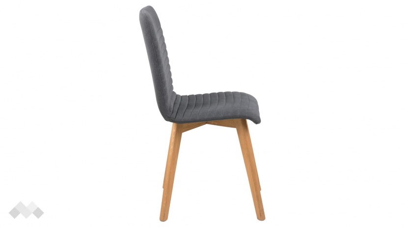 Трапезен стол Ароса антрацит - изглед 3 - МебелМаг Трапезен стол Ароса антрацит - изглед 3