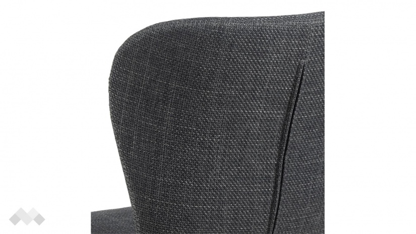 Трапезен стол Батилда тъмно сив - изглед 4