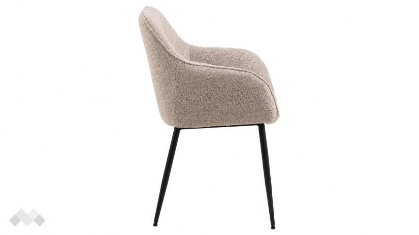 Трапезен стол Бренда бежов - изглед 3