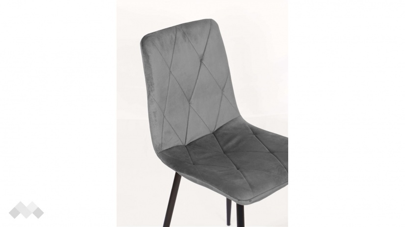 Трапезен стол Брикс сив - изглед 6 - МебелМаг Трапезен стол Брикс сив - изглед 6