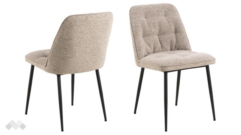 Трапезен стол Брунет бежов - изглед 2