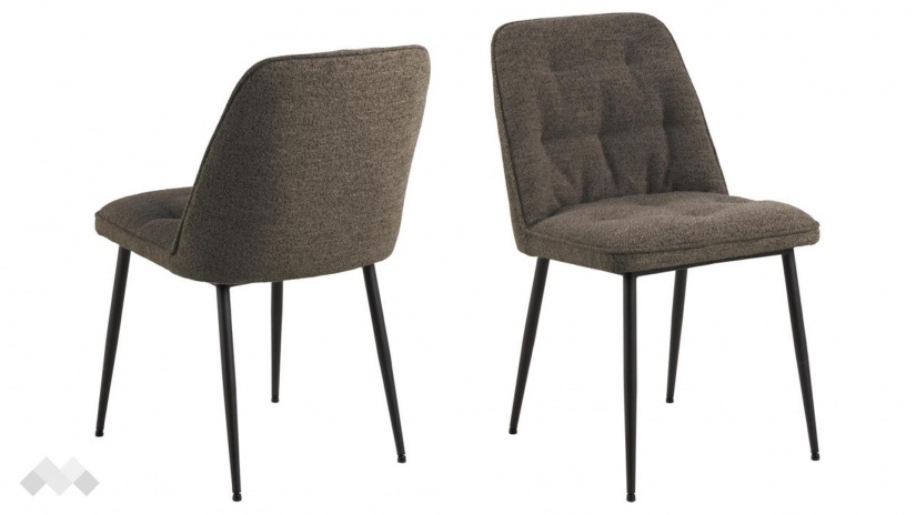 Трапезен стол Брунет кафяв - изглед 2