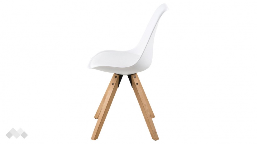 Трапезен стол Дима бял - изглед 3