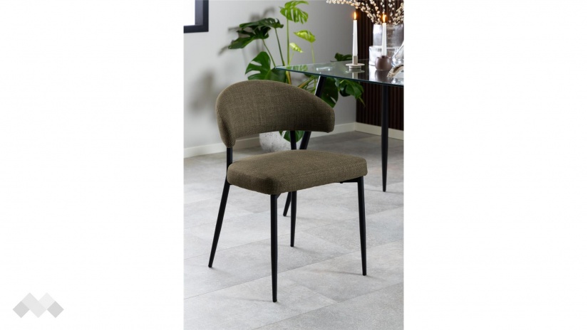 Трапезен стол Едина зелен - изглед 4