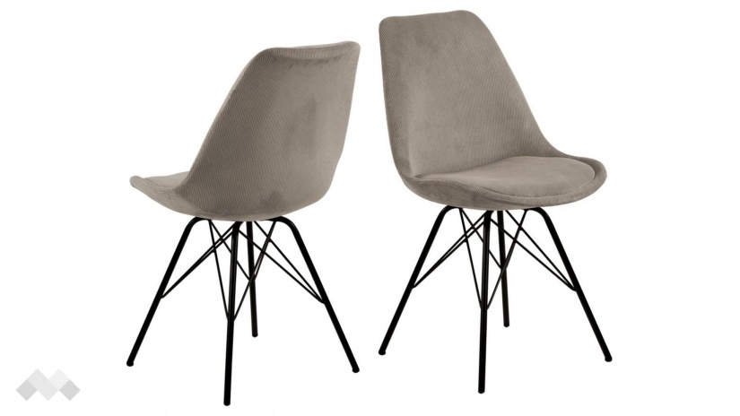 Трапезен стол Ерис бежов - изглед 2 - МебелМаг Трапезен стол Ерис бежов - изглед 2