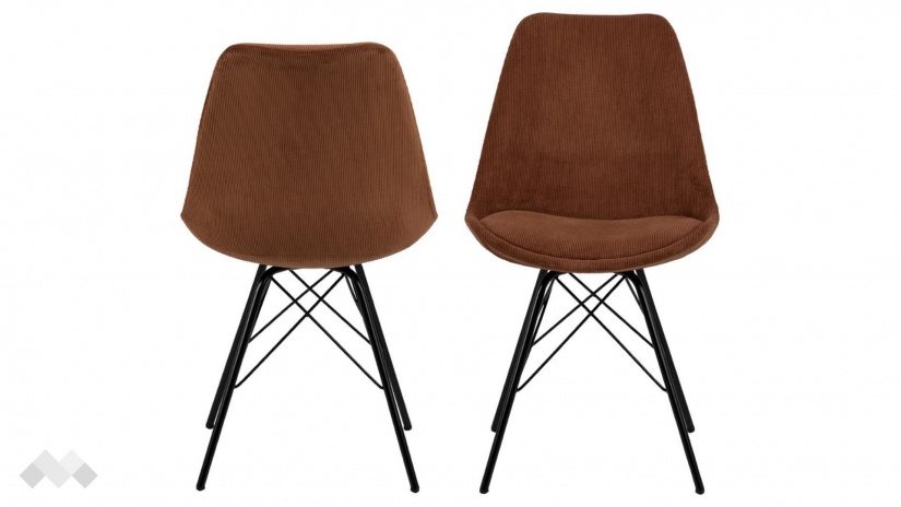 Трапезен стол Ерис кафяв - изглед 1 - МебелМаг Трапезен стол Ерис кафяв - изглед 1