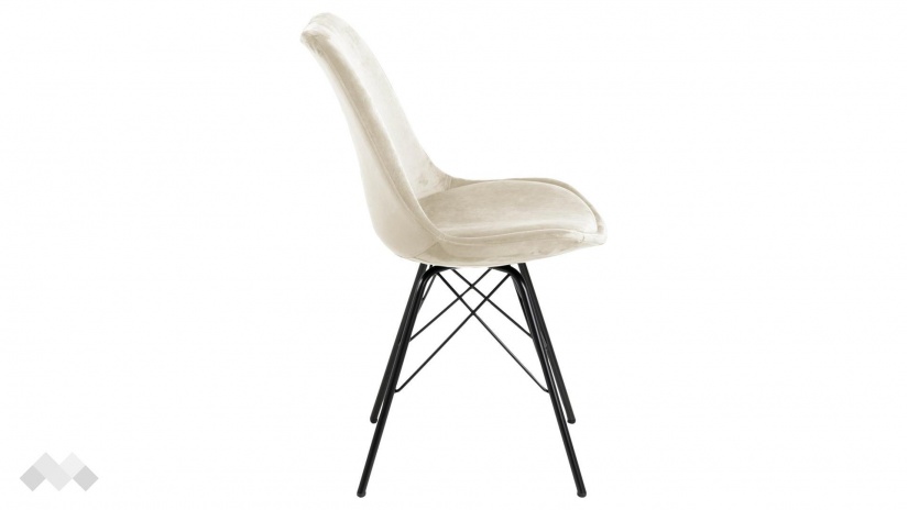 Трапезен стол Ерис крем - изглед 3 - МебелМаг Трапезен стол Ерис крем - изглед 3