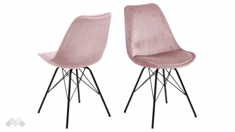 Трапезен стол Ерис пепел от рози - изглед 2 - МебелМаг Трапезен стол Ерис пепел от рози - изглед 2