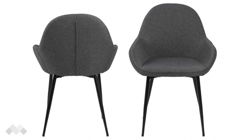 Трапезен стол Кандис сив - изглед 1 - МебелМаг Трапезен стол Кандис сив - изглед 1