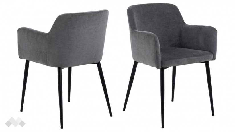 Трапезен стол Карън тъмно сив - изглед 2