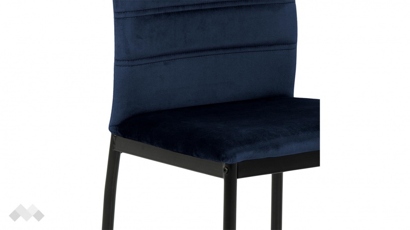 Трапезен стол Макс син - изглед 5 - МебелМаг Трапезен стол Макс син - изглед 5