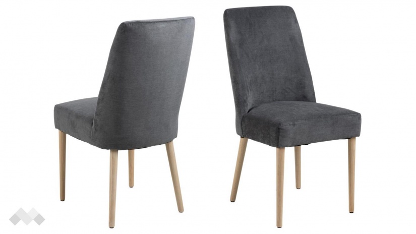 Трапезен стол Мисти антрацит - изглед 2 - МебелМаг Трапезен стол Мисти антрацит - изглед 2