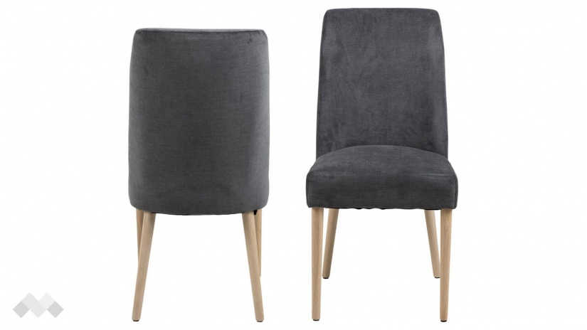 Трапезен стол Мисти антрацит - изглед 1 - МебелМаг Трапезен стол Мисти антрацит - изглед 1