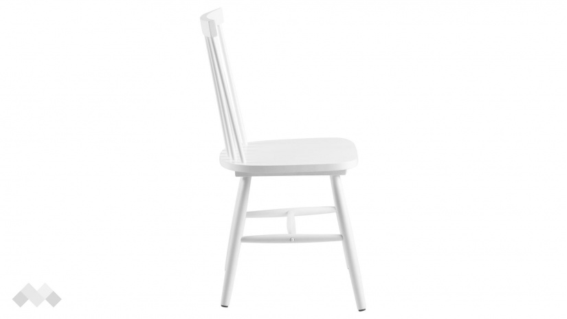 Трапезен стол Риано бял - изглед 3